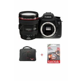 Canon EOS 7D Mark II 24-105mm Lens Siyah DSLR Fotoğraf Makinesi