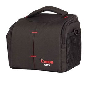 Canon EOS Dama Stile Fotoğraf Siyah Makinesi Çantası