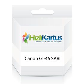 Canon GI-46 4429C001 Sarı Muadil Mürekkep Kartuşu