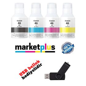 Canon GI-46 GX7055 Orjinal Mürekkep Kartuş Takımı