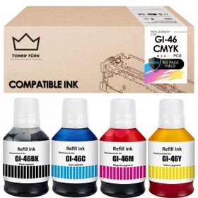 Canon GI-46 Maxify GX6040 GX6050 GX7040 GX7050 GX7055 Muadil Mürekkep Takım