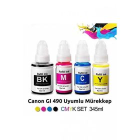 Canon GI-490 Muadil Mürekkep Seti