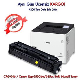 Canon LBP-653CDW 645CX Sarı Uyumlu Toner