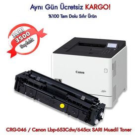 Canon LBP-653CDW 645CX Sarı Uyumlu Toner