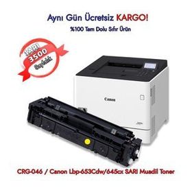 Canon LBP-653CDW 645CX Sarı Uyumlu Toner