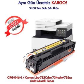 Canon LBP-732CDW 734CDW 735CX Sarı Uyumlu Toner