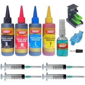 Canon MG3650 Ekokartuş Dolum Seti 4X100 ml Kurtuş