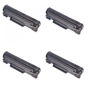 Canon Neon CRG 737 Bk 4'lü Ekonomik Paket Muadil Yazıcı Kartuş
