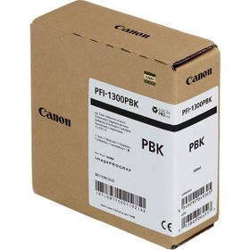Canon PFI-1300 PBK 0811C001 Fotoğraf Siyahı 330 ml Plotter Orijinal Mürekkep Kartuş
