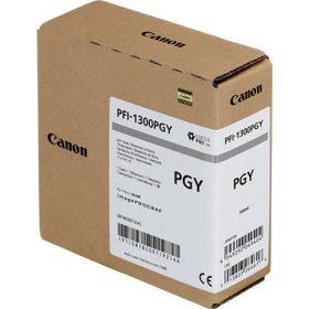 Canon PFI-1300 PGY 0818C001 Fotoğraf Gri 330 ml Plotter Orijinal Mürekkep Kartuş