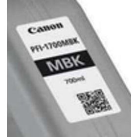 Canon PFI-1700MBK Mat Siyah Muadil Kartuş