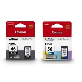 Canon PG-46 Siyah CL-56 Renkli Orijinal Mürekkep Kartuş Seti