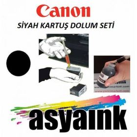 Canon PG-84 Uyumlu Renkli ve Siyah Kartuş Dolum Seti