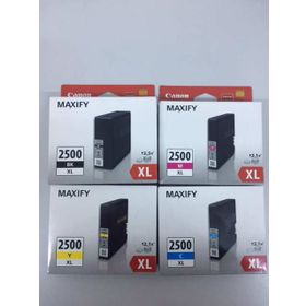 Canon PGI-2500XL C MB4050-5050-5350 Siyah Beyaz Cyan Mavi Mürekkep Kartuş