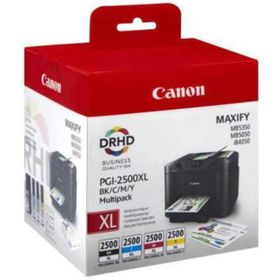 Canon PGI-2500XL C MB4050-5050-5350 Siyah Beyaz Cyan Mavi Mürekkep Kartuş