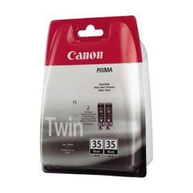 Canon Pgi-35Bk 1509B012 Twinpack Siyah Orijinal Mürekkep Kartuş