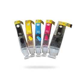 Canon PGI 550/551 Uyumlu Kolay Dolan Kartuşlar (5 Renk )
