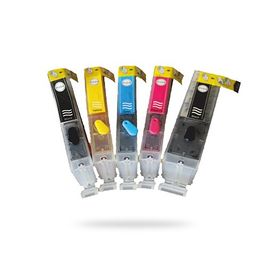 Canon PGI 550/551 Uyumlu Kolay Dolan Kartuşlar (5 Renk )