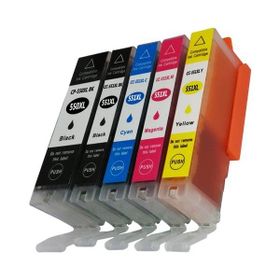 Canon PGI 550XL - CLI 551XL 5 Renk Muadil Kartuş Takımı