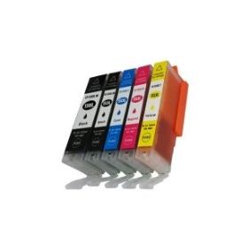 Canon PGI 550XL - CLI 551XL 5 Renk Muadil Kartuş Takımı