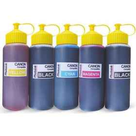 Canon Photo Ink 5lu Yazıcılar İçin Uyumlu 500 ml 5 Renk Mürekkep Seti Kurtuş