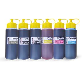 Canon Photo Ink 6lu Yazıcılar İçin Uyumlu 500 ml 6 Renk Mürekkep Seti Kurtuş