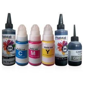 Canon Photo Ink 6lu Yazıcılar İçin Uyumlu 500 ml 6 Renk Mürekkep Seti Kurtuş