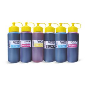 Canon Photo Ink 6lu Yazıcılar İçin Uyumlu 500 ml 6 Renk Mürekkep Seti Kurtuş