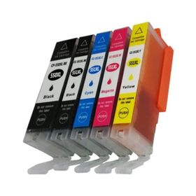Canon Photo Print PGI 550XL CLI 551XL CMYK Chipli Muadil Seti Kurtuş