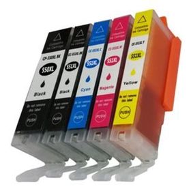 Canon Photo Print PGI 550XL CLI 551XL CMYK Chipli Muadil Seti Kurtuş