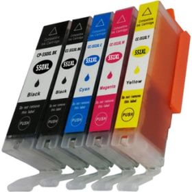 Canon Photo Print PGI 550XL CLI 551XL CMYK Chipli Muadil Seti Kurtuş