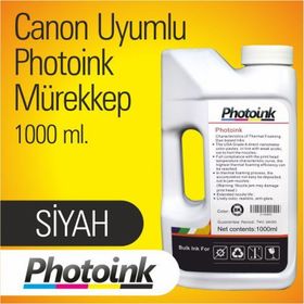 Canon Photo Print Yazıcılar İçin Tüm Modellere Uyumlu Bitmeyen 4 Renk x 1000 ml Mürekkep Seti Kurtuş