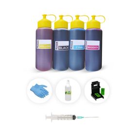 Canon Pixma E304 Uyumlu 4x100 ml Kartuş Dolum Mürekkep Seti