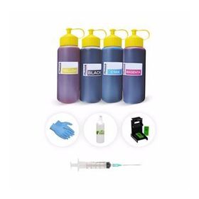 Canon Pixma E3140 Uyumlu 4x100 ml Kartuş Dolum Mürekkep Seti