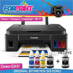 Canon Pixma G3411 4x500 ml Mürekkep Seti