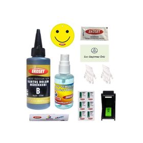 Canon Pixma MG2250 Uyumlu Renkli ve Siyah Kartuş Dolum Seti