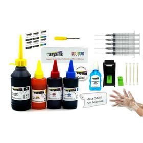 Canon Pixma MP230 Uyumlu 4x100 ml Kartuş Dolum Mürekkep Seti