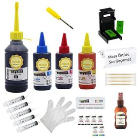 Canon Pixma MP230 Uyumlu 4x100 ml Kartuş Dolum Mürekkep Seti