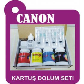 Canon Pixma MP492 Uyumlu Renkli ve Siyah Kartuş Dolum Seti