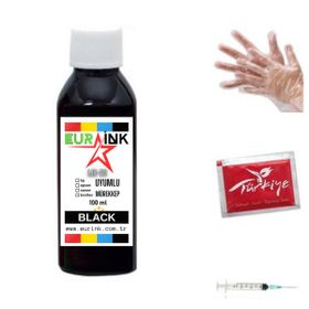 Canon Pixma MX495 Uyumlu DYE Bazlı Siyah Kartuş Dolum Mürekkebi
