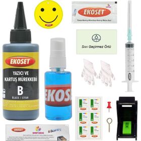 Canon Pixma MX515 Uyumlu Renkli ve Siyah Kartuş Dolum Seti