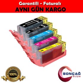 Canon Premium® 570XL 571XL Muadil Seti Kurtuş