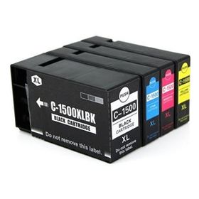 Canon Premium Maxify 1500XL Uyumlu Yüksek Kapasite 4 Renk Muadil Kartuş Seti
