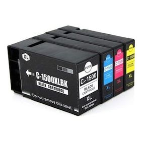 Canon Premium Maxify 1500XL Uyumlu Yüksek Kapasite 4 Renk Muadil Kartuş Seti