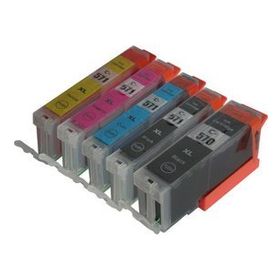 Canon Premium® PGI 571XL Uyumlu 5 Renk Muadil Seti Kurtuş