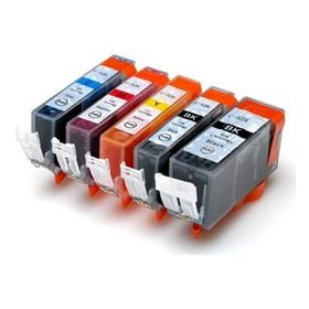 Canon Premium® Pixma Ip4850 Uyumlu Yüsksek Kapasite 5 Renk Muadil Kartuş