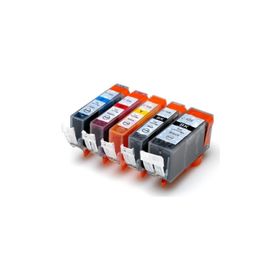 Canon Premium® Pixma Ip4850 Uyumlu Yüsksek Kapasite 5 Renk Muadil Kartuş