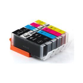 Canon Premium® Pixma MX925 Uyumlu 5 Renk Yüksek Kapasite Muadil Kartuş