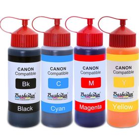 Canon Sanzio Bitmeyenlu Yazıcılar İçin 4X100 ml Mürekkep Seti Kartuş