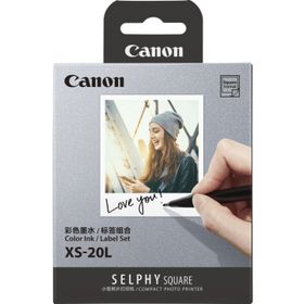 Canon Selphy Square QX10 XS-20L Siyah Mürekkep ve Kağıt Seti